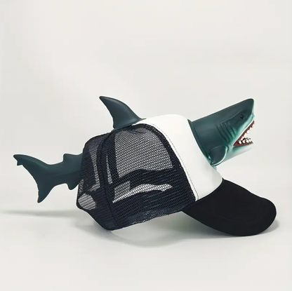 3D Shark Trucker Hat