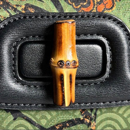 Jessica Bamboo Shadow and Breeze Saddle Bag