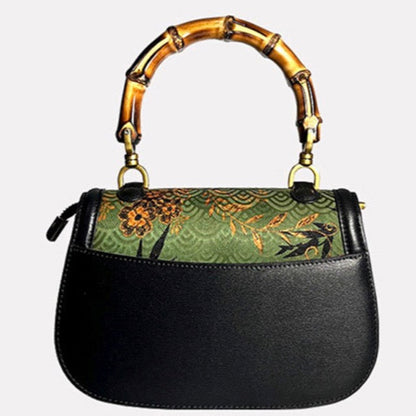 Jessica Bamboo Shadow and Breeze Saddle Bag