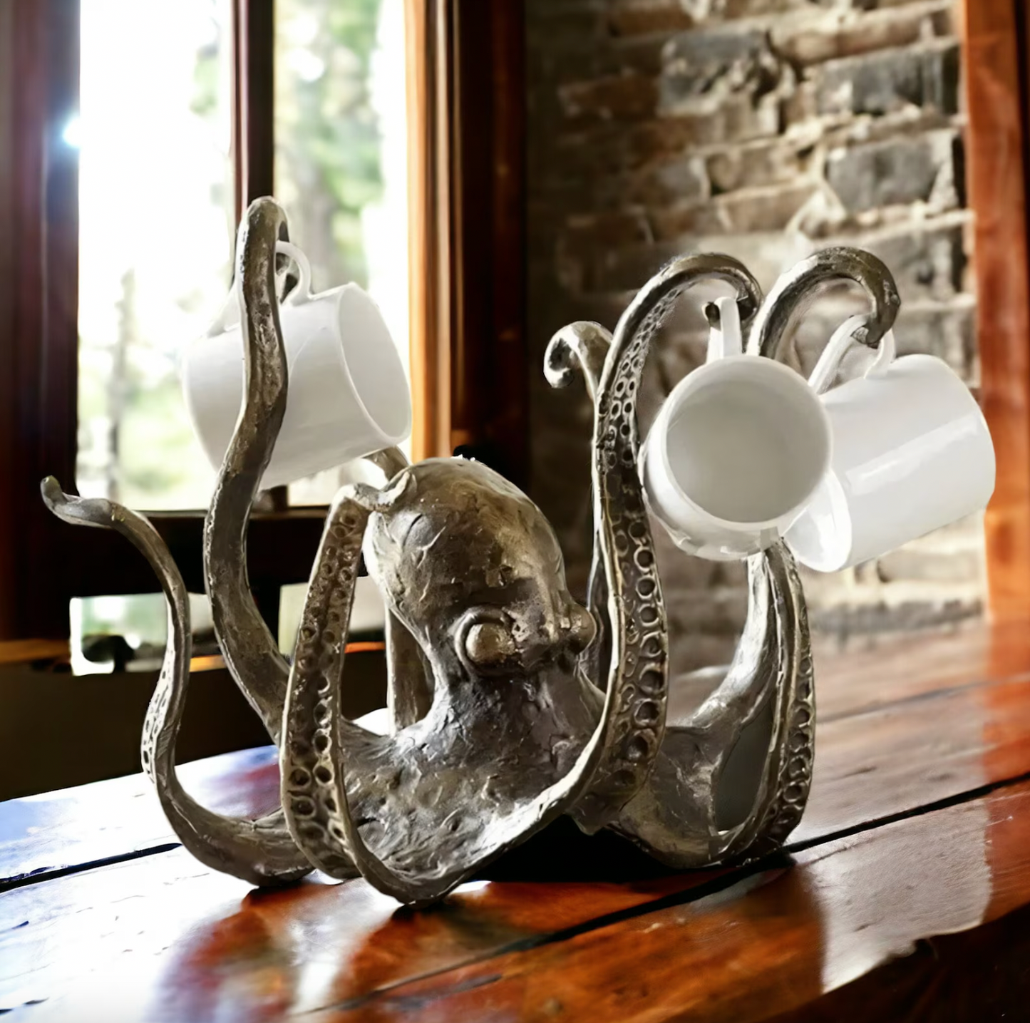 Kraken™ - Rustic Octopus Mug Holder