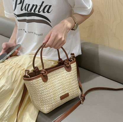 Mini Straw Crossbody