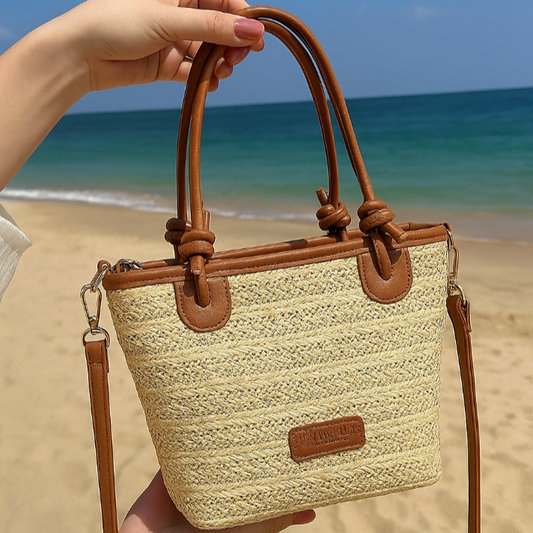 Mini Straw Crossbody