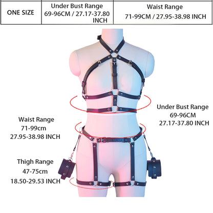 EVA's Sexy Body Harness Belt | BDSM & Gothic Lingerie