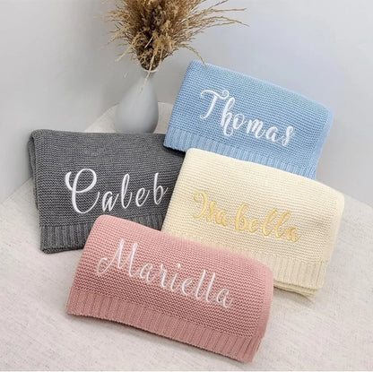 Personalized Embroidered Baby Blanket