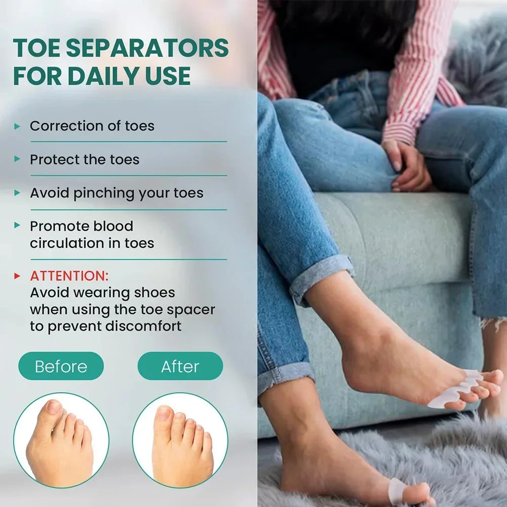 Silicone Toe & Finger Spacers