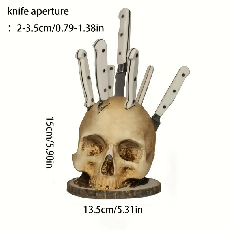 OMK® SkullSlice - Gothic Skull Knife Holder