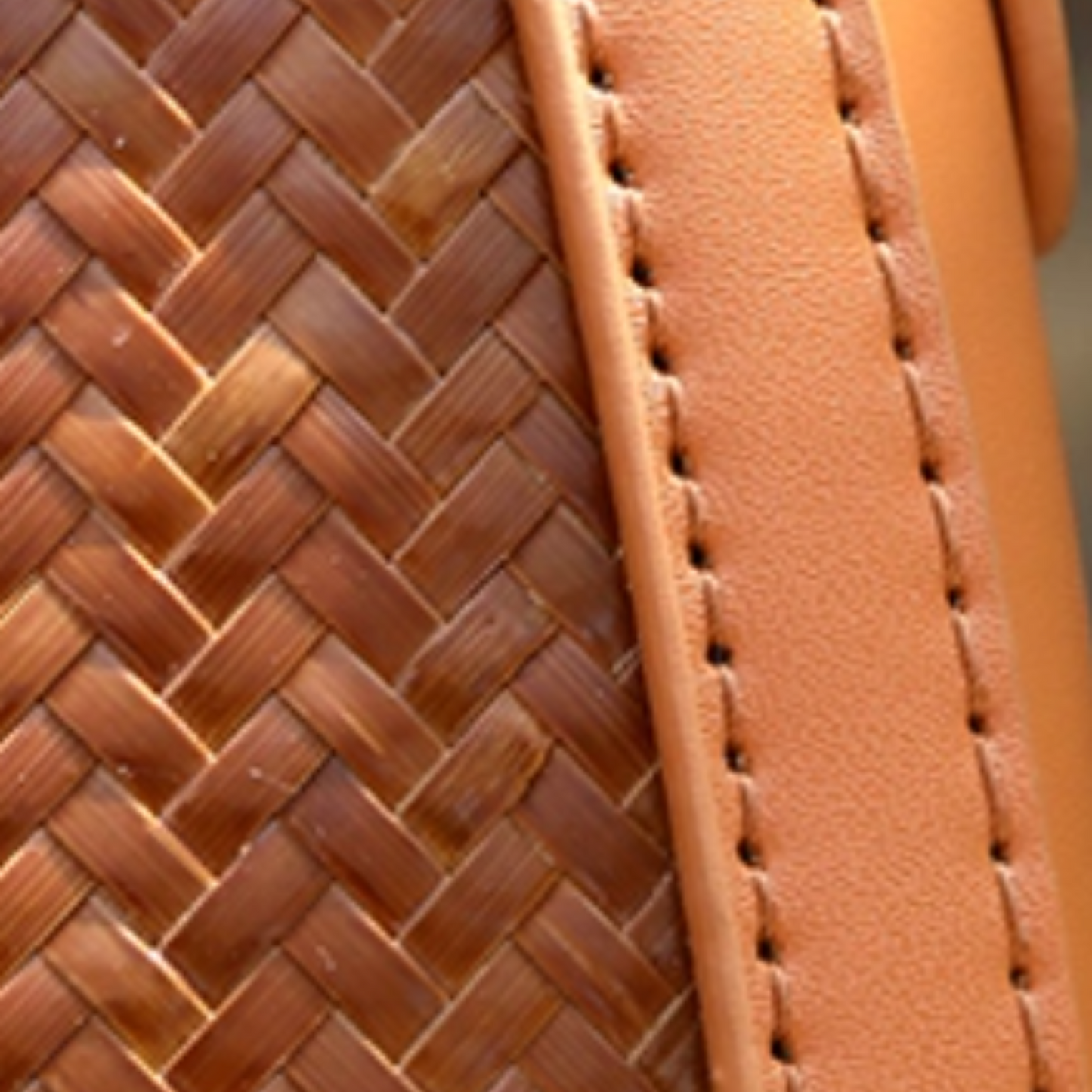 Retro Bamboo Woven Handbag