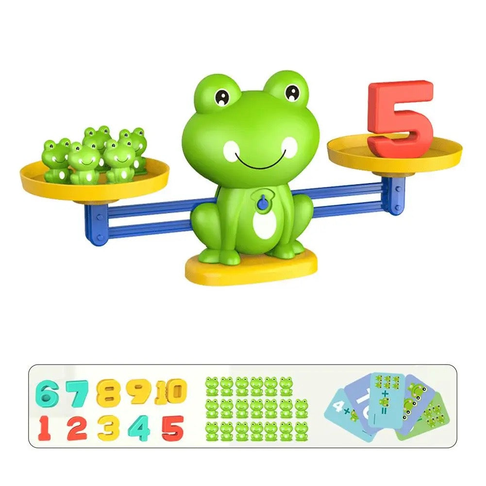 Frog Balance Math Game – Montessori Educational Toy