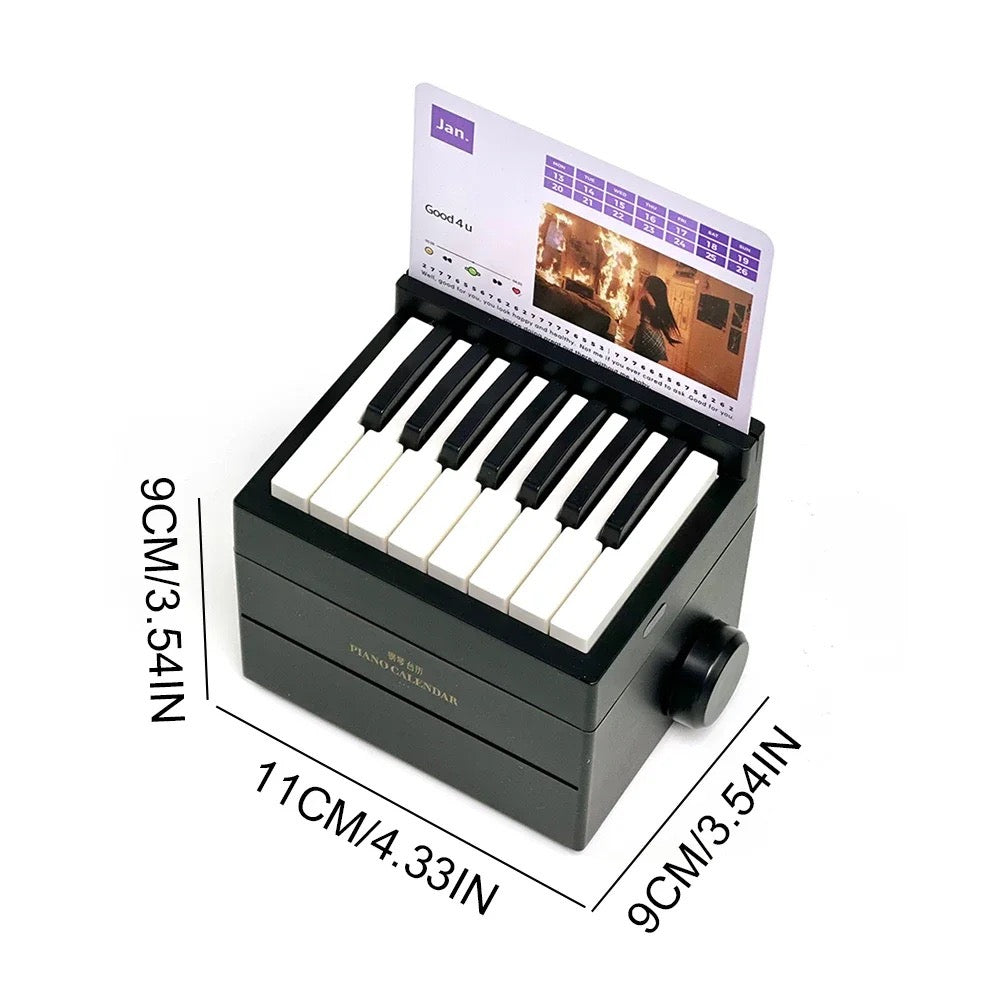 Piano Calendar – Creative Desk Organizer