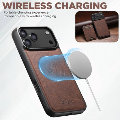 iPhone 17 Pro Leather Wallet Case with Card Holder