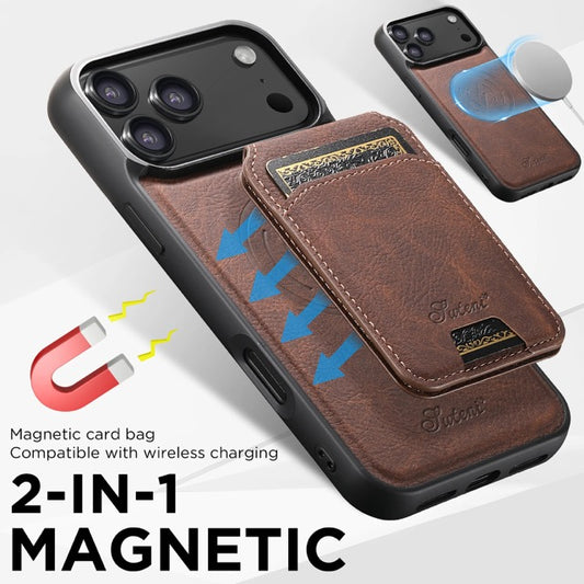 iPhone 17 Pro Leather Wallet Case with Card Holder