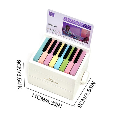 Piano Calendar – Creative Desk Organizer